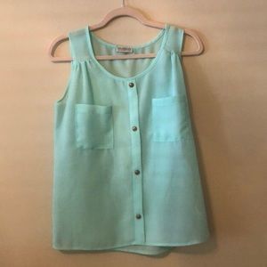 Aqua Summer Top